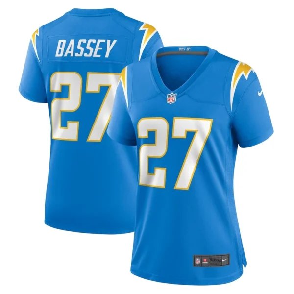 Essang bassey los angeles chargers nike womens game jersey Powder blue