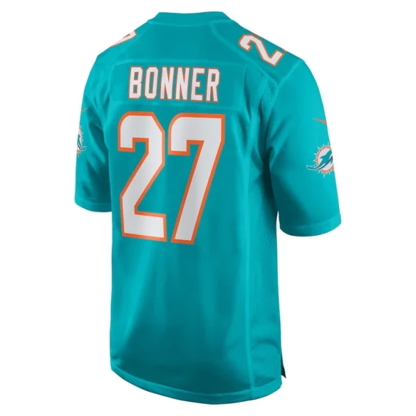 Ethan bonner miami dolphins nike game jersey Aqua L