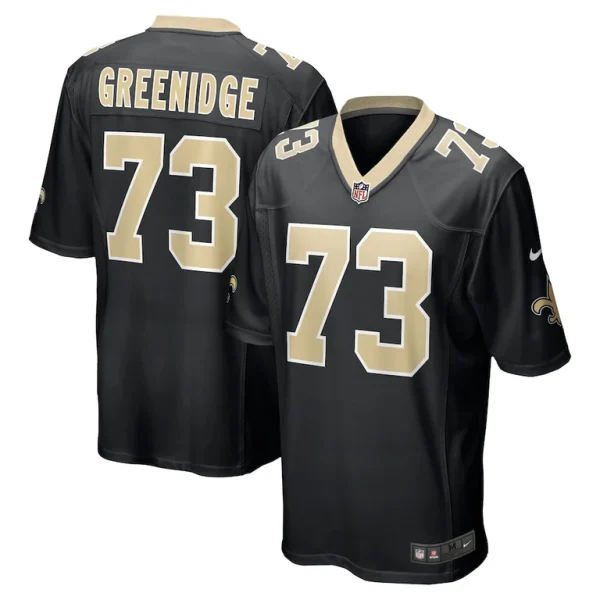 Ethan greenidge new orleans saints nike game jersey Black