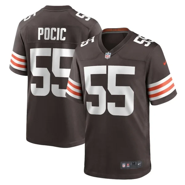 Ethan pocic cleveland browns nike game jersey Brown