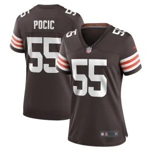 Ethan pocic cleveland browns nike womens game jersey Brown