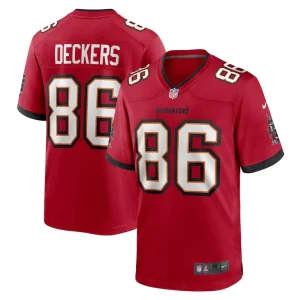 Evan deckers tampa bay buccaneers nike game jersey Red
