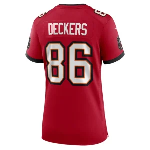 Evan deckers tampa bay buccaneers nike womens game jersey Red L