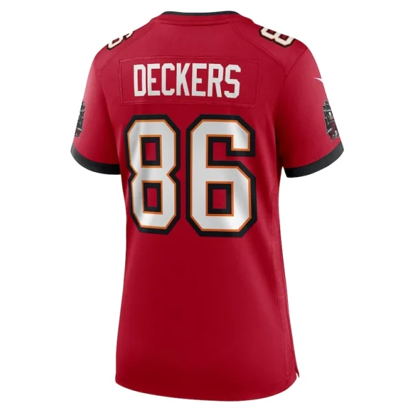 Evan deckers tampa bay buccaneers nike womens game jersey Red L