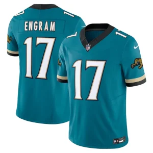 Evan engram jacksonville jaguars nike prowler throwback vapor f.u.s.e. limited jersey Teal