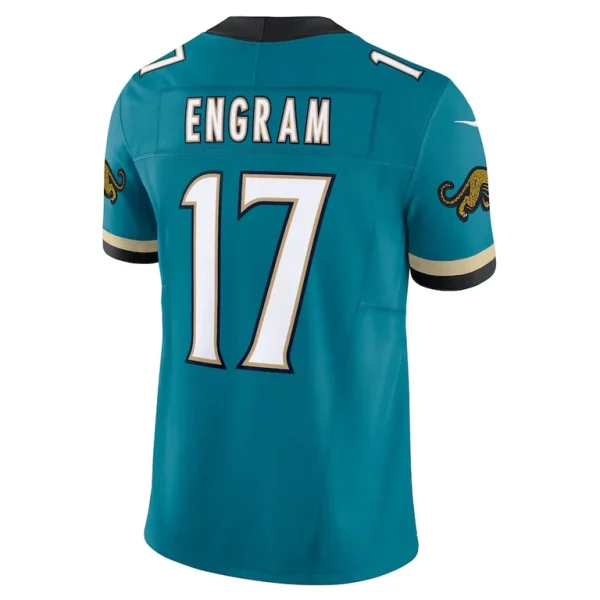 Evan engram jacksonville jaguars nike prowler throwback vapor f.u.s.e. limited jersey Teal L