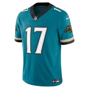 Evan engram jacksonville jaguars nike prowler throwback vapor f.u.s.e. limited jersey Teal M