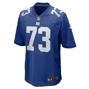 Evan neal new york giants nike player game jersey Royal M