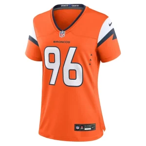 Eyioma uwazurike denver broncos nike womens team game jersey Orange M