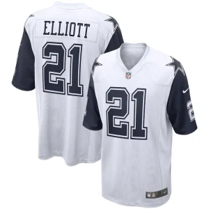 Ezekiel elliott dallas cowboys nike alternate game jersey White