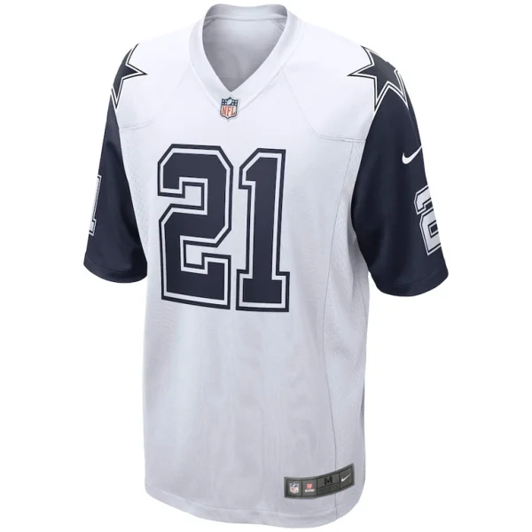 Ezekiel elliott dallas cowboys nike alternate game jersey White M