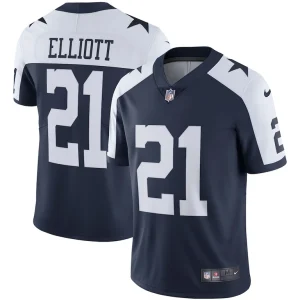 Ezekiel elliott dallas cowboys nike alternate vapor limited jersey Navy