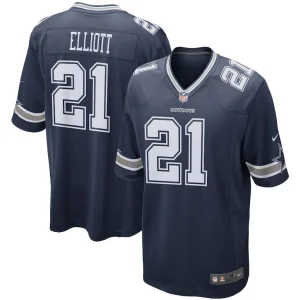 Ezekiel elliott dallas cowboys nike game team jersey Navy