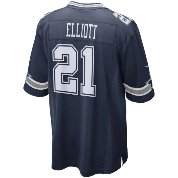 Ezekiel elliott dallas cowboys nike game team jersey Navy L