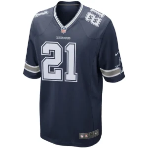 Ezekiel elliott dallas cowboys nike game team jersey Navy M