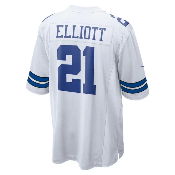 Ezekiel elliott dallas cowboys nike team game jersey White L