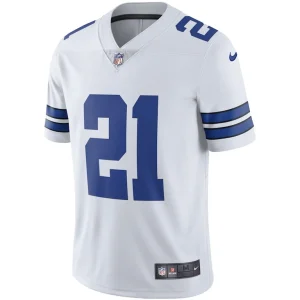 Ezekiel elliott dallas cowboys nike vapor limited player jersey White M