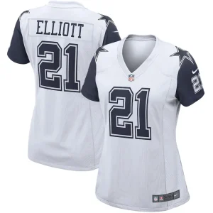 Ezekiel elliott dallas cowboys nike womens alternate game jersey White