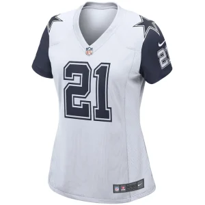 Ezekiel elliott dallas cowboys nike womens alternate game jersey White M