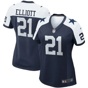 Ezekiel elliott dallas cowboys nike womens alternate game team jersey Navy