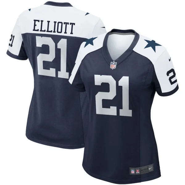 Ezekiel elliott dallas cowboys nike womens alternate game team jersey Navy