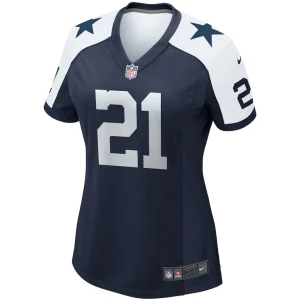 Ezekiel elliott dallas cowboys nike womens alternate game team jersey Navy M