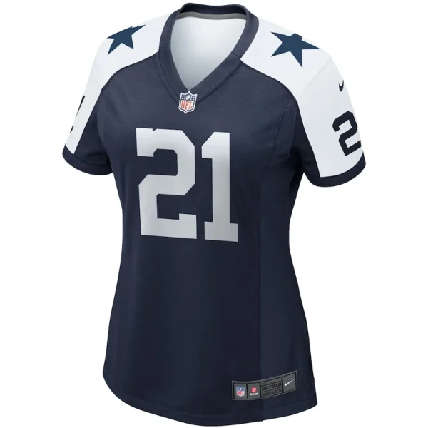 Ezekiel elliott dallas cowboys nike womens alternate game team jersey Navy M