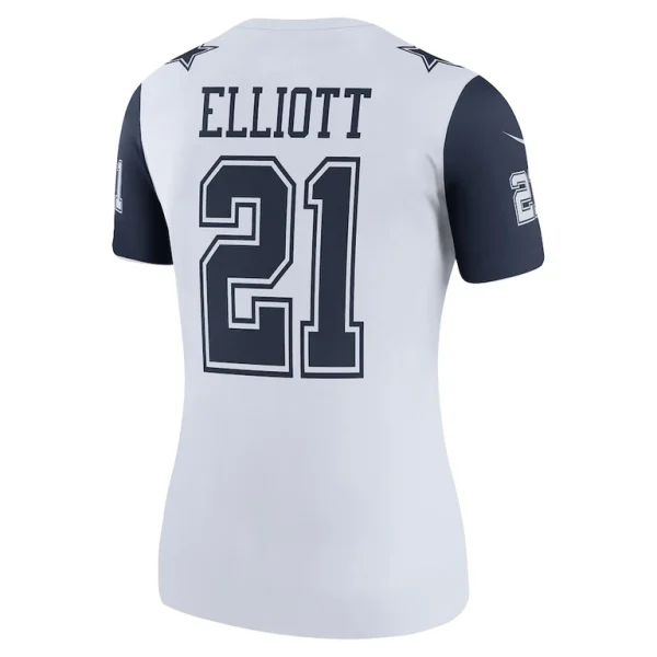 Ezekiel elliott dallas cowboys nike womens color rush legend player player performance top White L