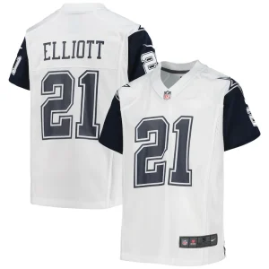 Ezekiel elliott dallas cowboys nike youth alternate game jersey White