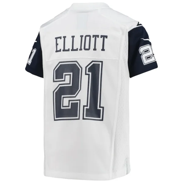 Ezekiel elliott dallas cowboys nike youth alternate game jersey White Yth L