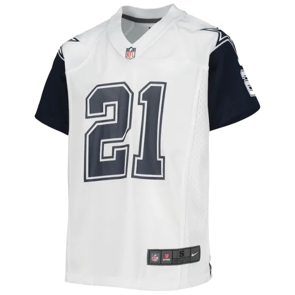 Ezekiel elliott dallas cowboys nike youth alternate game jersey White Yth M