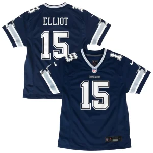 Ezekiel elliott dallas cowboys nike youth game jersey Navy