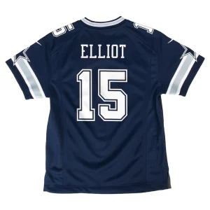 Ezekiel elliott dallas cowboys nike youth game jersey Navy Yth L
