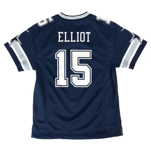 Ezekiel elliott dallas cowboys nike youth game jersey Navy Yth L