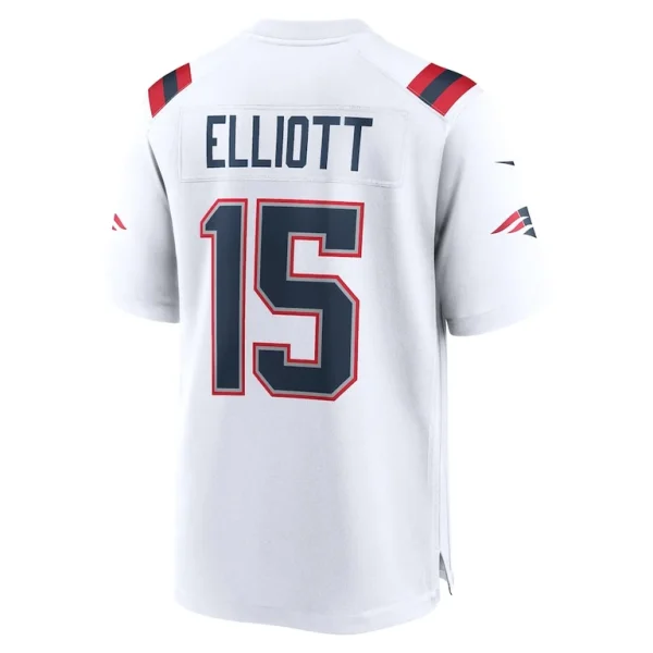 Ezekiel elliott new england patriots nike game player jersey White L