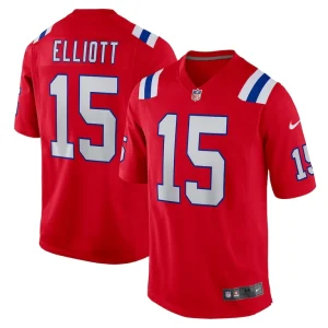 Ezekiel elliott new england patriots nike male adult alternate game player jersey Red