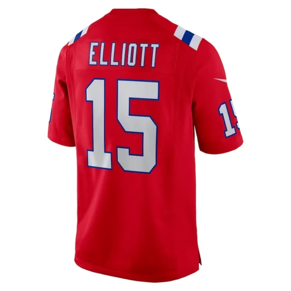 Ezekiel elliott new england patriots nike male adult alternate game player jersey Red L