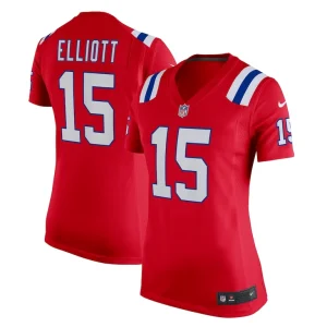 Ezekiel elliott new england patriots nike womens alternate game player jersey Red