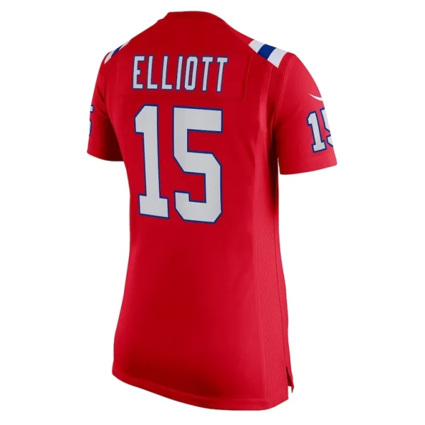 Ezekiel elliott new england patriots nike womens alternate game player jersey Red L