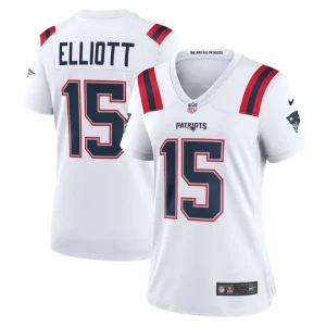 Ezekiel elliott new england patriots nike womens game player jersey White
