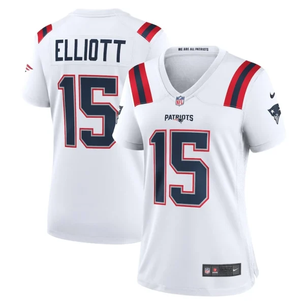 Ezekiel elliott new england patriots nike womens game player jersey White