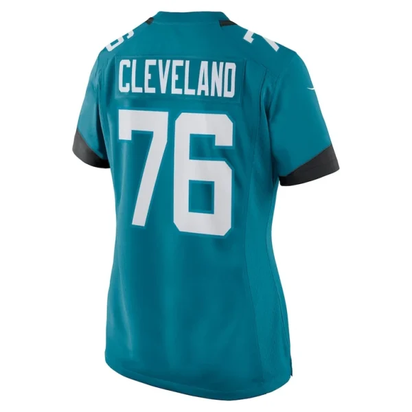 Ezra cleveland jacksonville jaguars nike womens game jersey Teal L