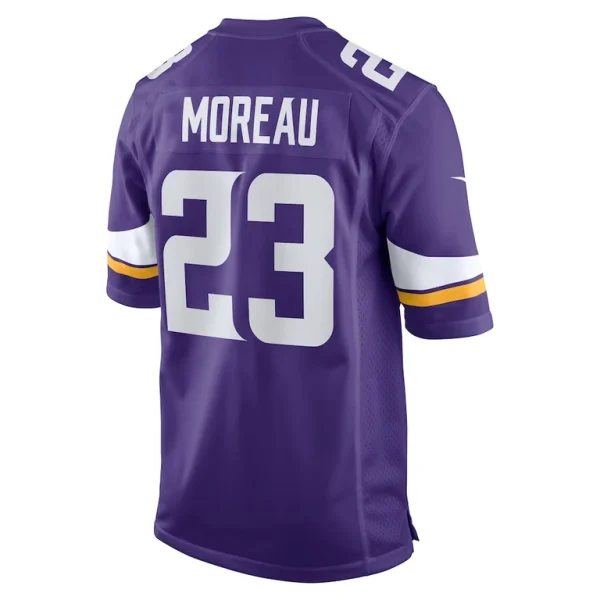 Fabian moreau minnesota vikings nike game jersey Purple L