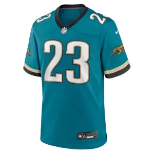 Foye oluokun jacksonville jaguars nike prowler throwback player game jersey Teal M