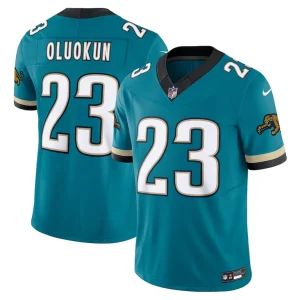 Foye oluokun jacksonville jaguars nike prowler throwback vapor f.u.s.e. limited jersey Teal