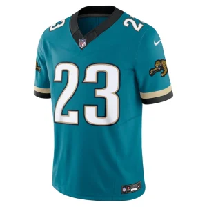 Foye oluokun jacksonville jaguars nike prowler throwback vapor f.u.s.e. limited jersey Teal M