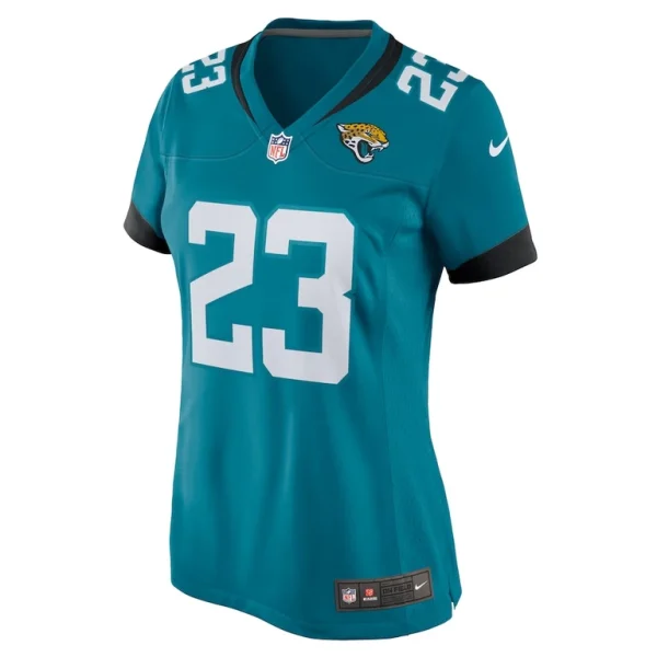 Foyesade oluokun jacksonville jaguars nike womens game player jersey Teal M