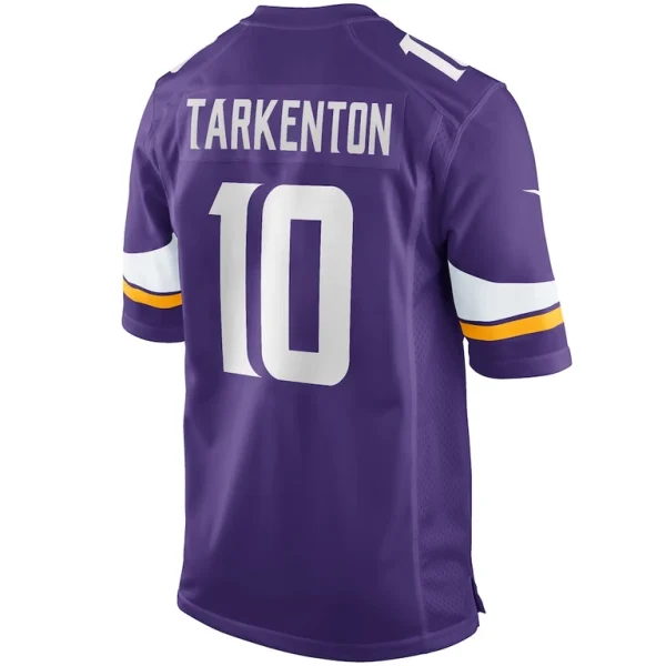 Fran tarkenton minnesota vikings nike game retired player jersey Purple L