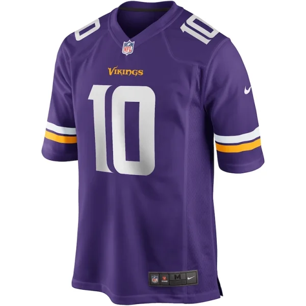 Fran tarkenton minnesota vikings nike game retired player jersey Purple M