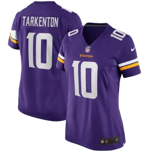 Fran tarkenton minnesota vikings nike womens game retired player jersey Purple
